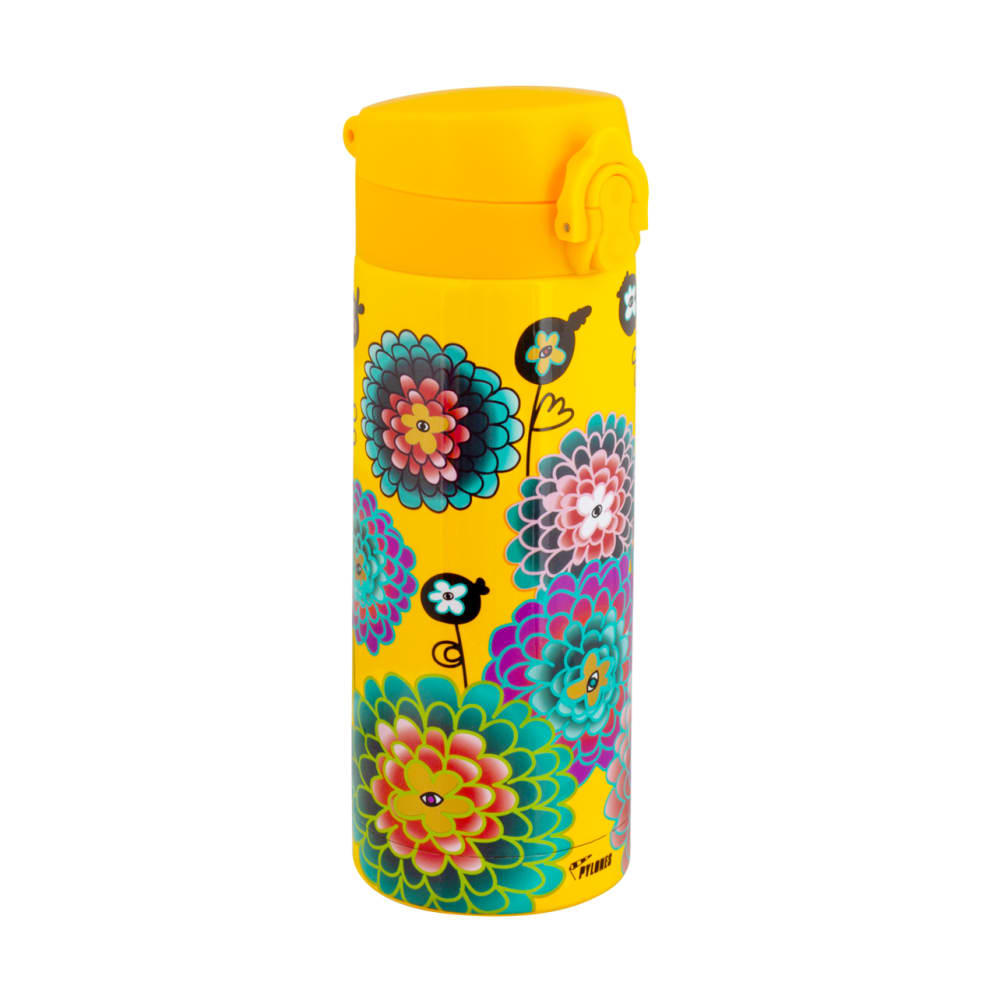 Mug isotherme 30 cl  jaune abs 6 x 6 x 19 cm