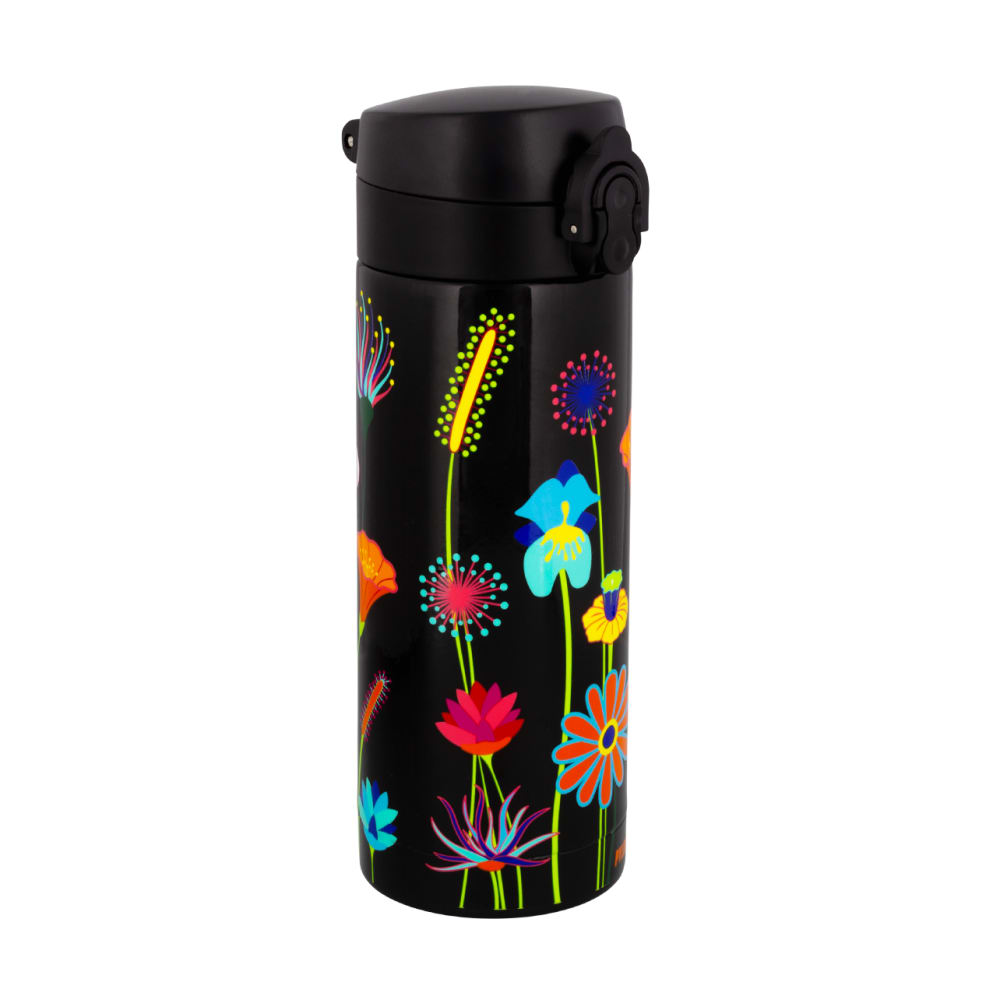 Mug isotherme 30 cl  noir silicone 6 x 6 x 19 cm