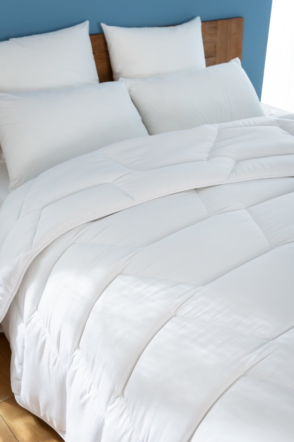 Couette tempérée 240 x 260 cm coton blanc - Maisons du Monde