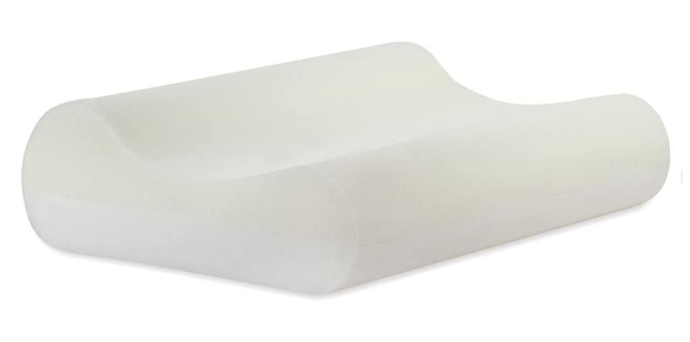 Oreiller ergonomique à mémoire de forme 50 x 36 x 10 cm blanc — vue 3
