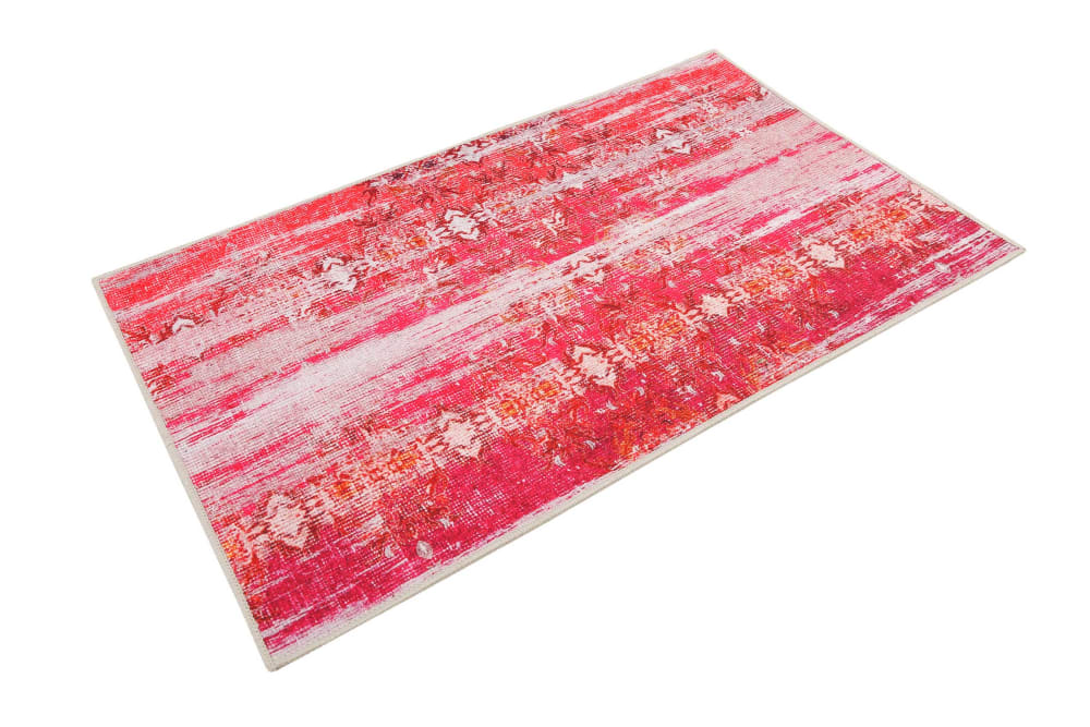 Tapis de bain vintage - rose