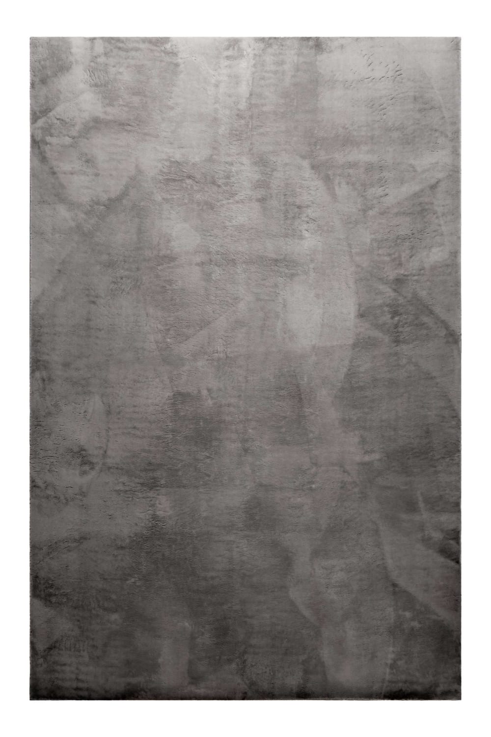 Homie Living Grauer Kurzflorteppich für Wohn-, Schlaf- und Kinderzimmer 200x290 style modern Grau Pes - Polyester