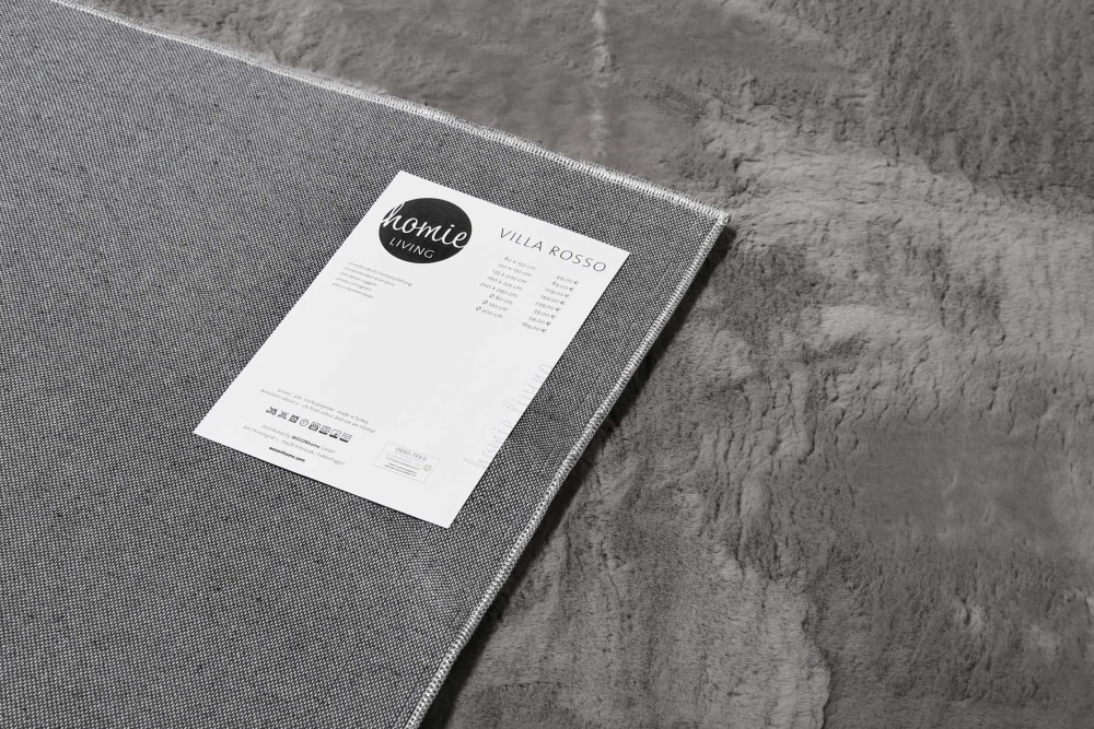 Tapis tufté mèches rases (15mm) gris 200x290 — vue 4