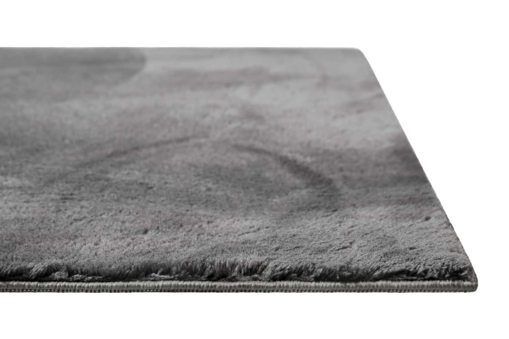 Tapis tufté mèches rases gris anthracite 120x170 — vue 4