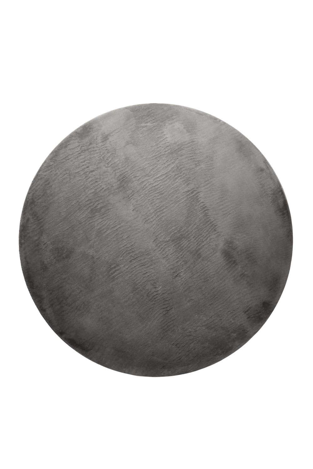 Tapis rond tufté mèches