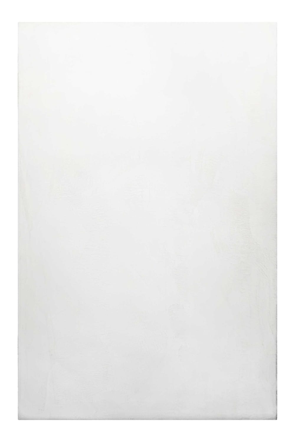 Tapis tufté mèches rases (15mm) blanc 160x225
