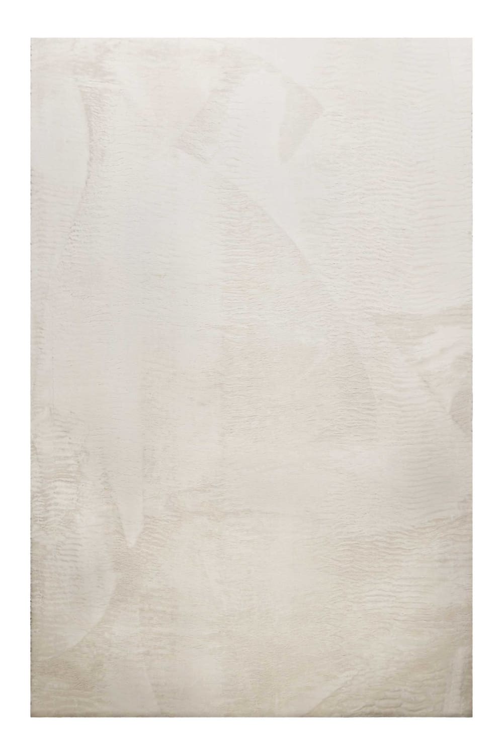 Tapis tufté mèches rases (15mm) écru 160x225