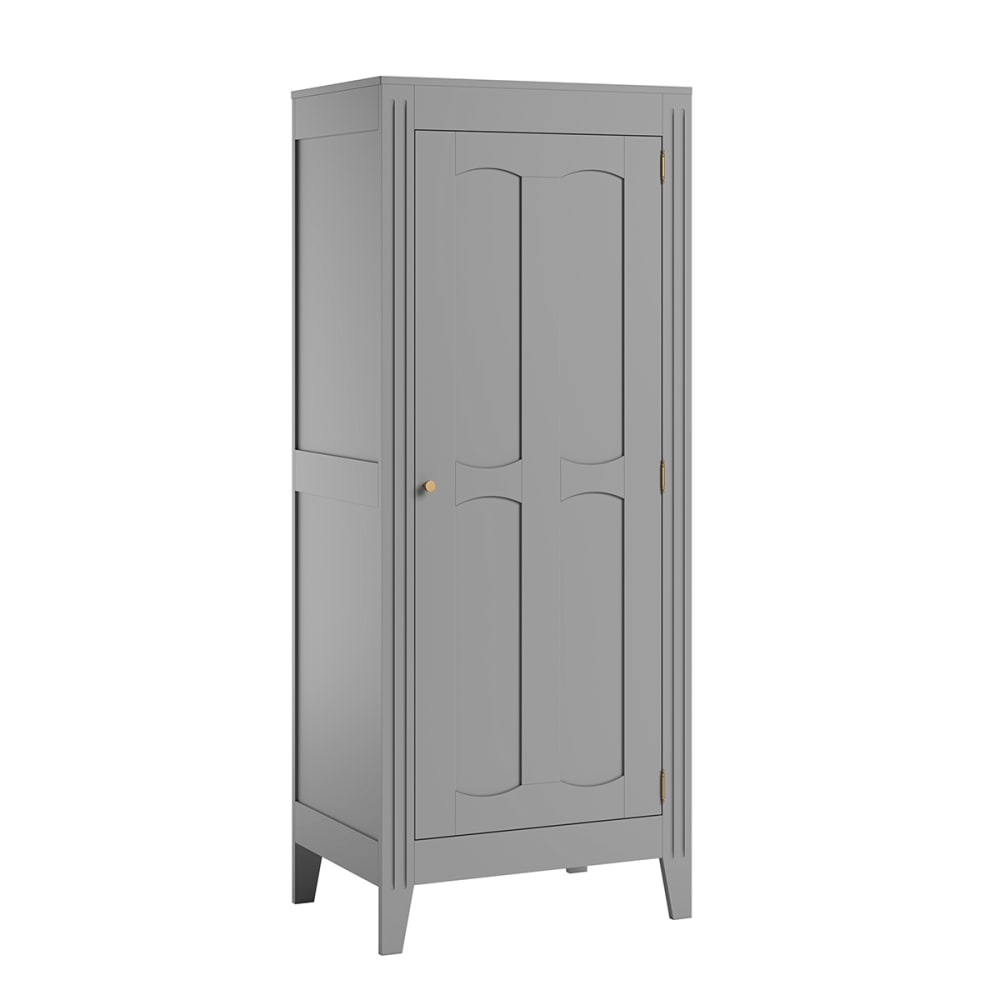 Armoire 1 porte gris (Vox) - Image 1