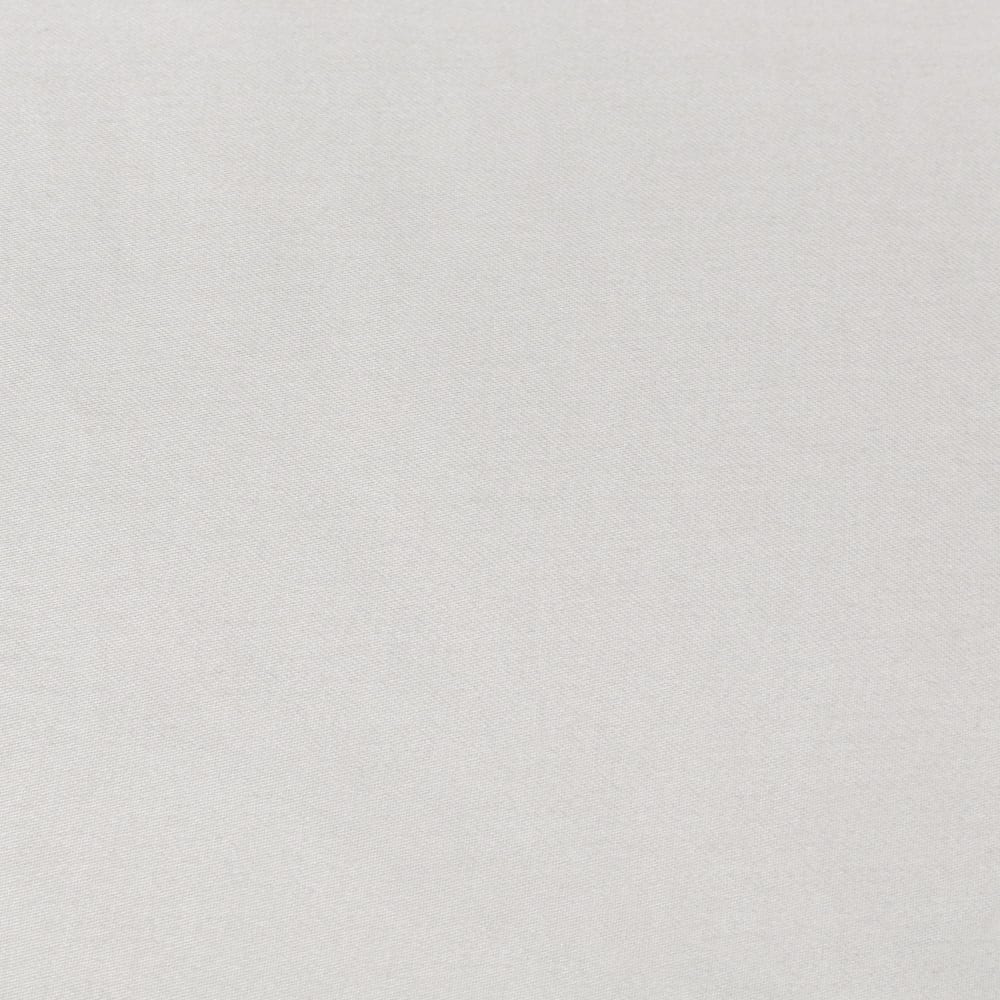 Funda de almohada de algodón orgánico 180 hilos gris claro. 45x110cm - Maisons du Monde