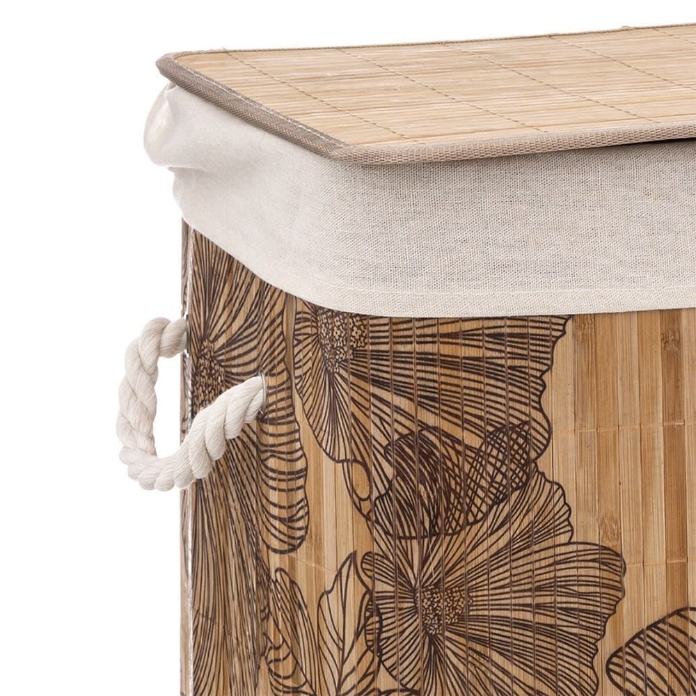 Panier à linge bambou