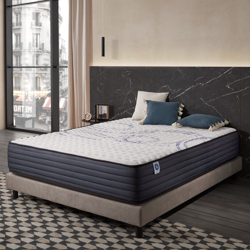 Matelas 180x200 cm - Épais 30 cm - Blue Latex, Mousse HR - Maisons du Monde