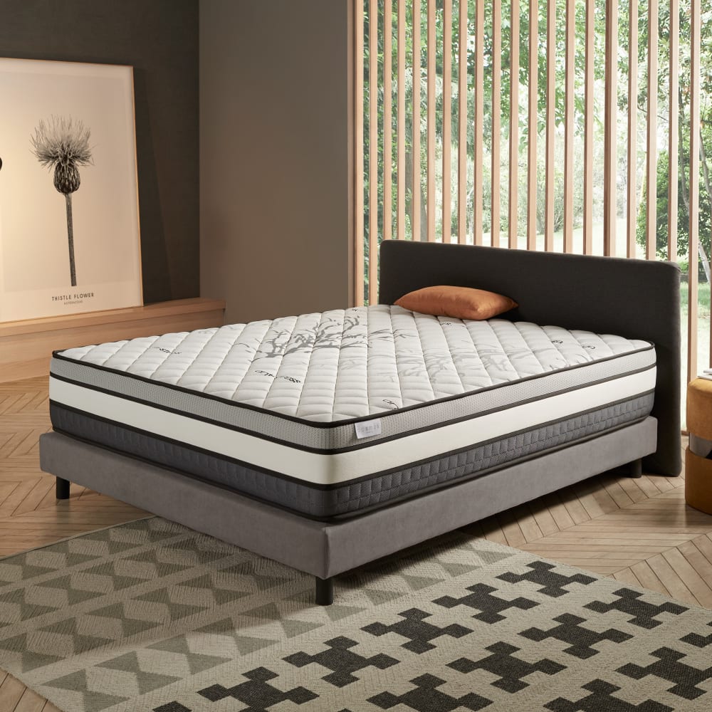 Matelas 140x190x30 cm - Blue Latex - Mousse à mémoire HR - Maisons du Monde