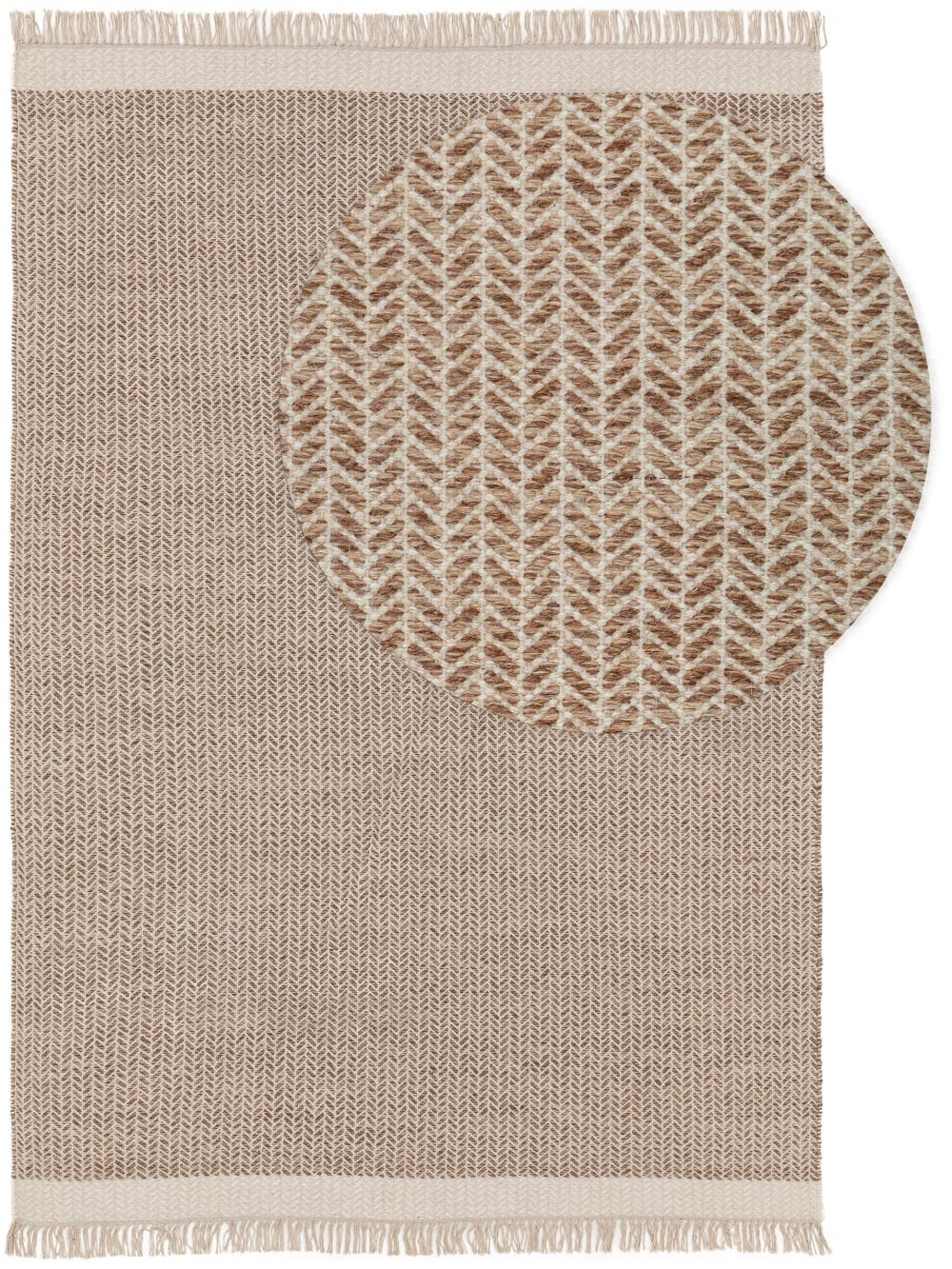 Tapis de laine beige 200x300