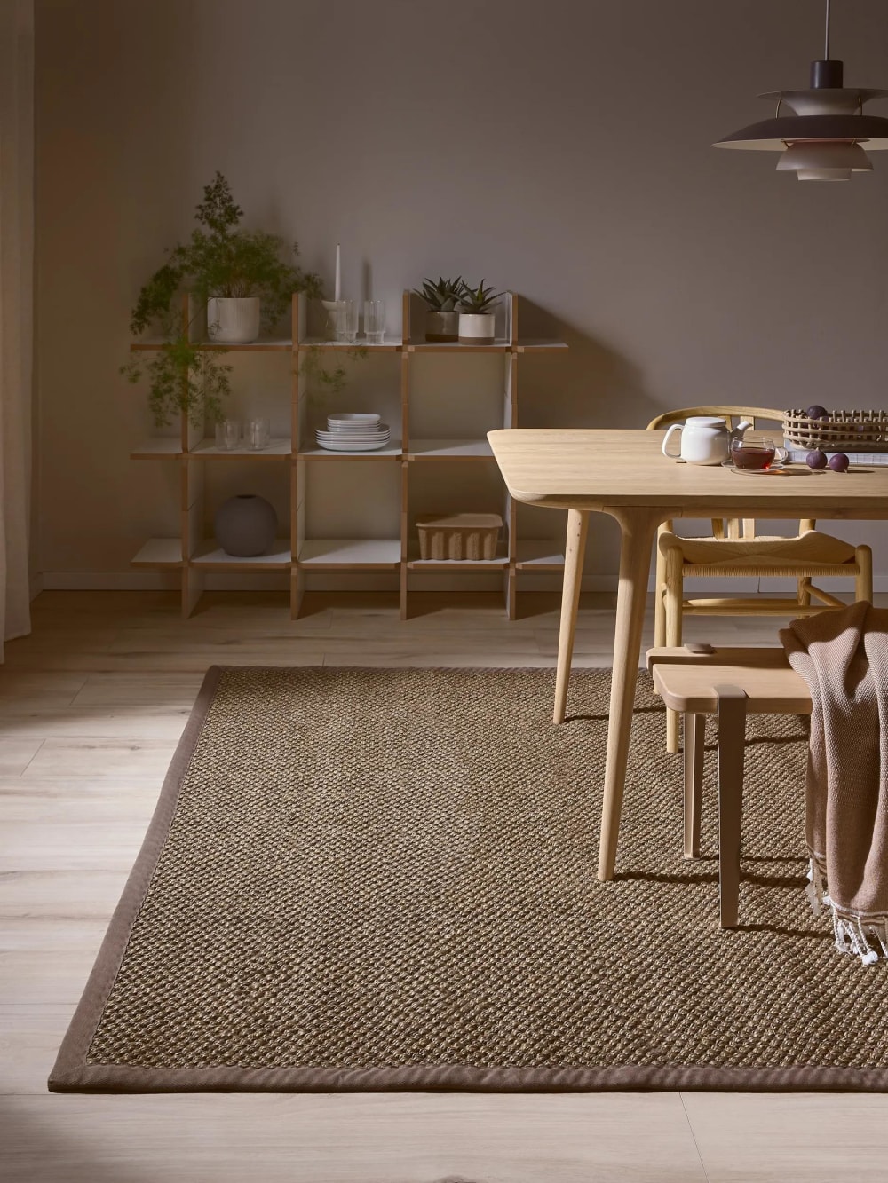 Tapis sisal gris 120x180 — vue 3