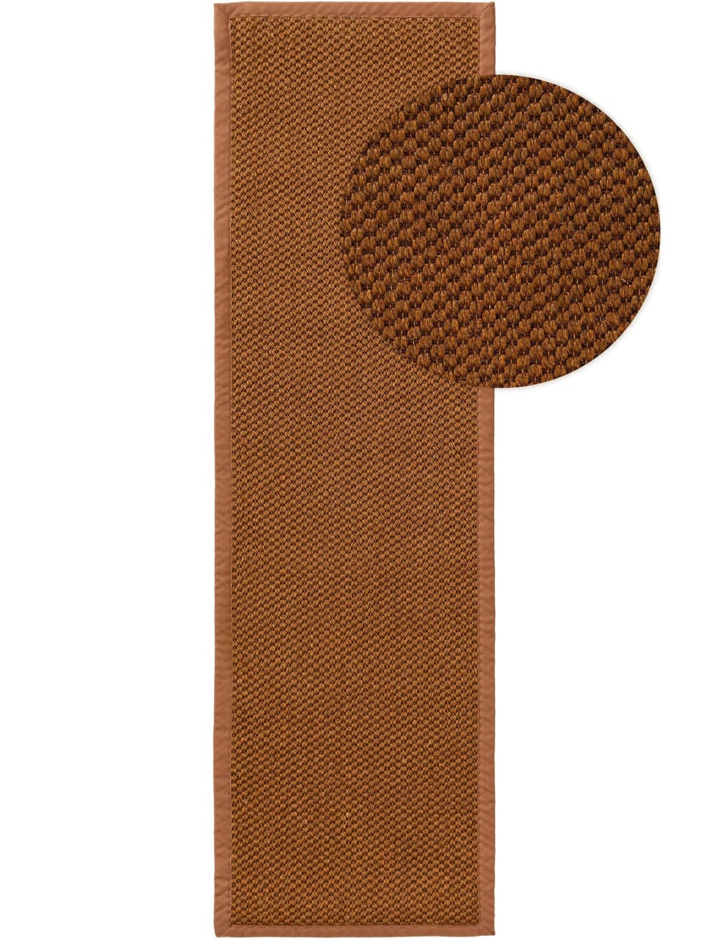 Benuta Sisalteppich hellbraun 70x240 style modern - Jute