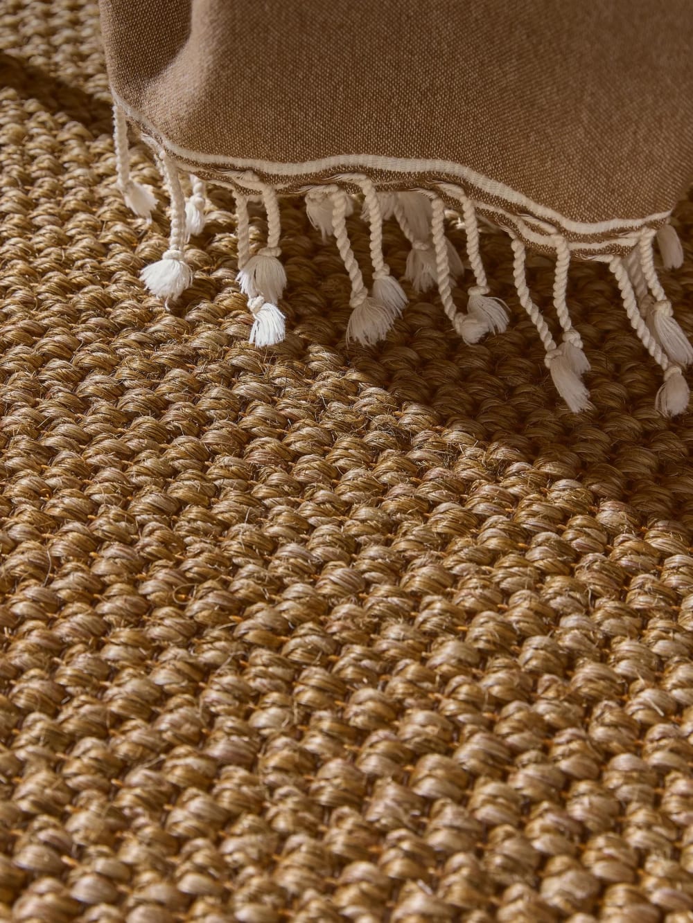 Tapis sisal crème 140x200 — vue 4