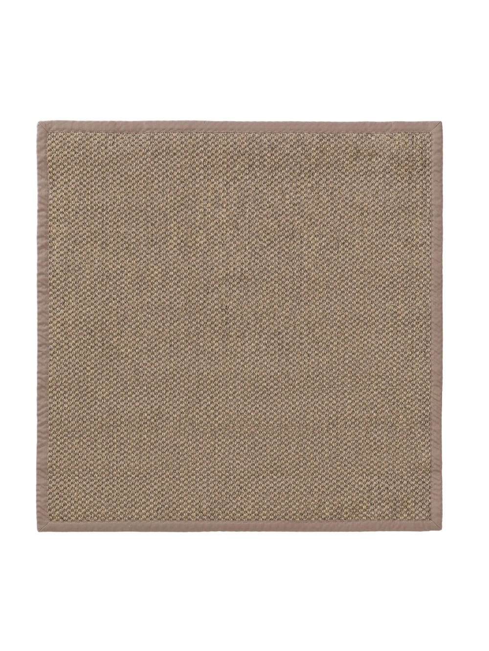 Tappeto sisal grigio 150x150 - Modello Contemporaneo - Grigio - Iuta