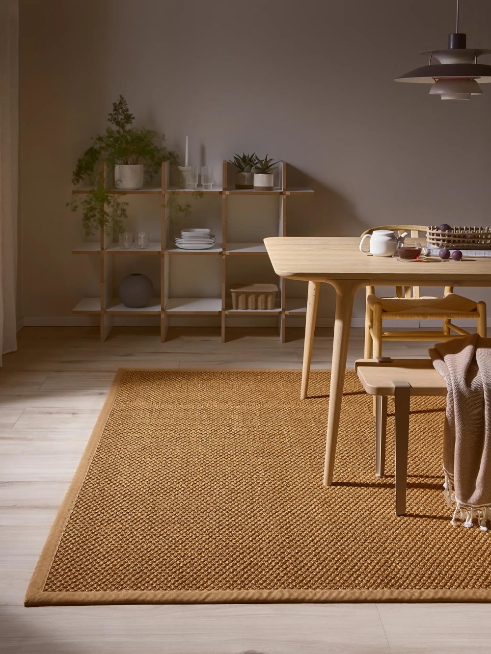 Tapis sisal beige 140x200 — vue 3