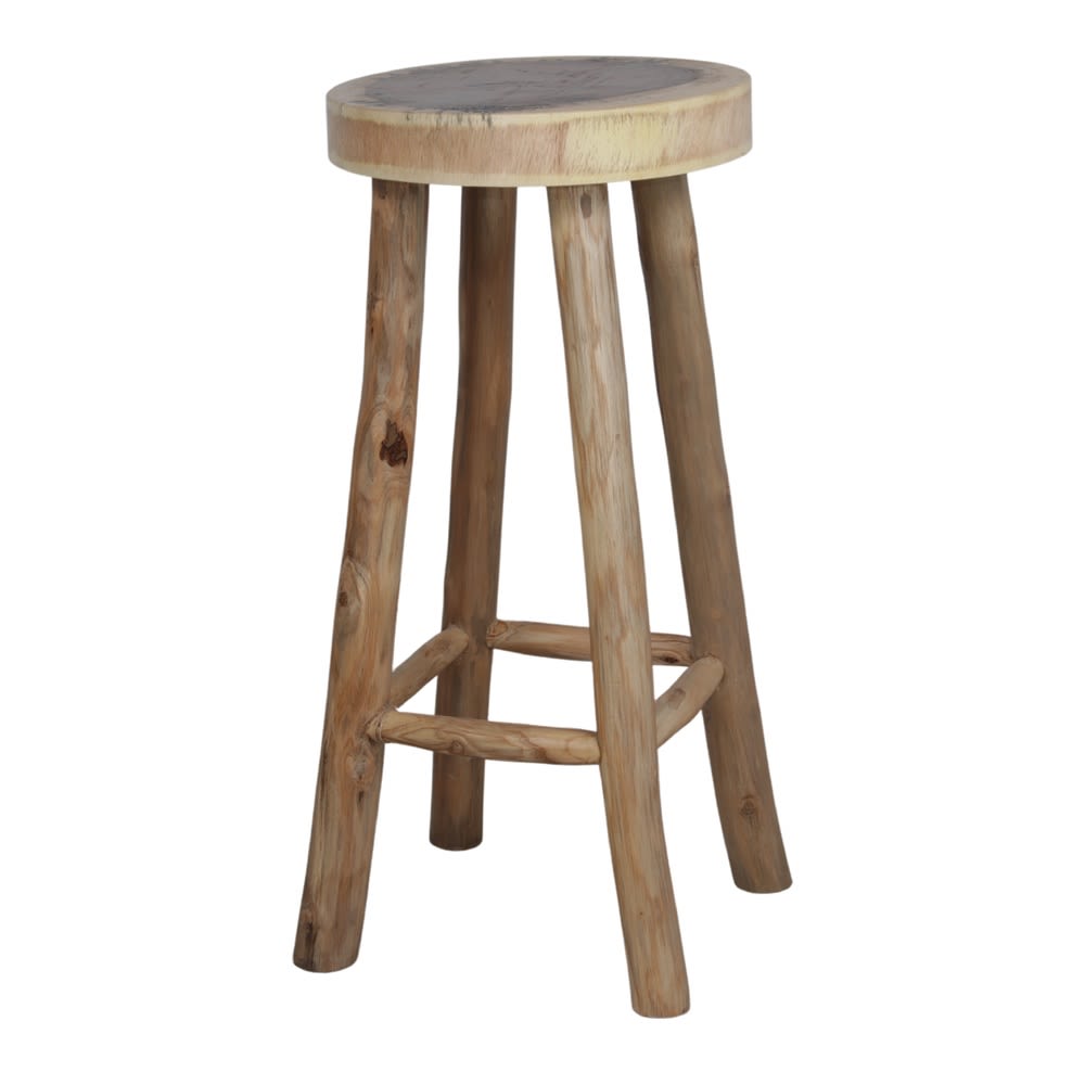 Taburete alto de madera - naturale - 72x40x40