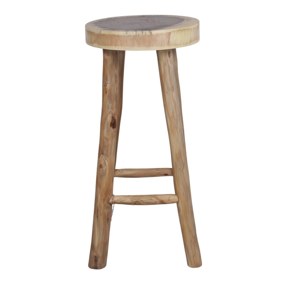Taburete alto de madera - naturale - 72x40x40 - Maisons du Monde