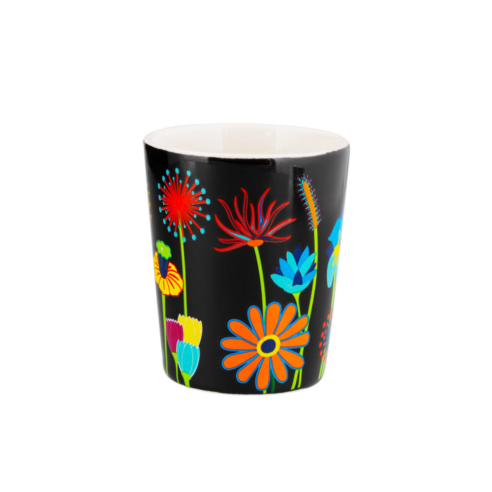 Tasse espresso noir porcelaine de chine 5,5 x 6,3 cm x 6,3 cm Tasse espresso noir porcelaine de chine 5,5 x 6,3 cm x 6,3 cm