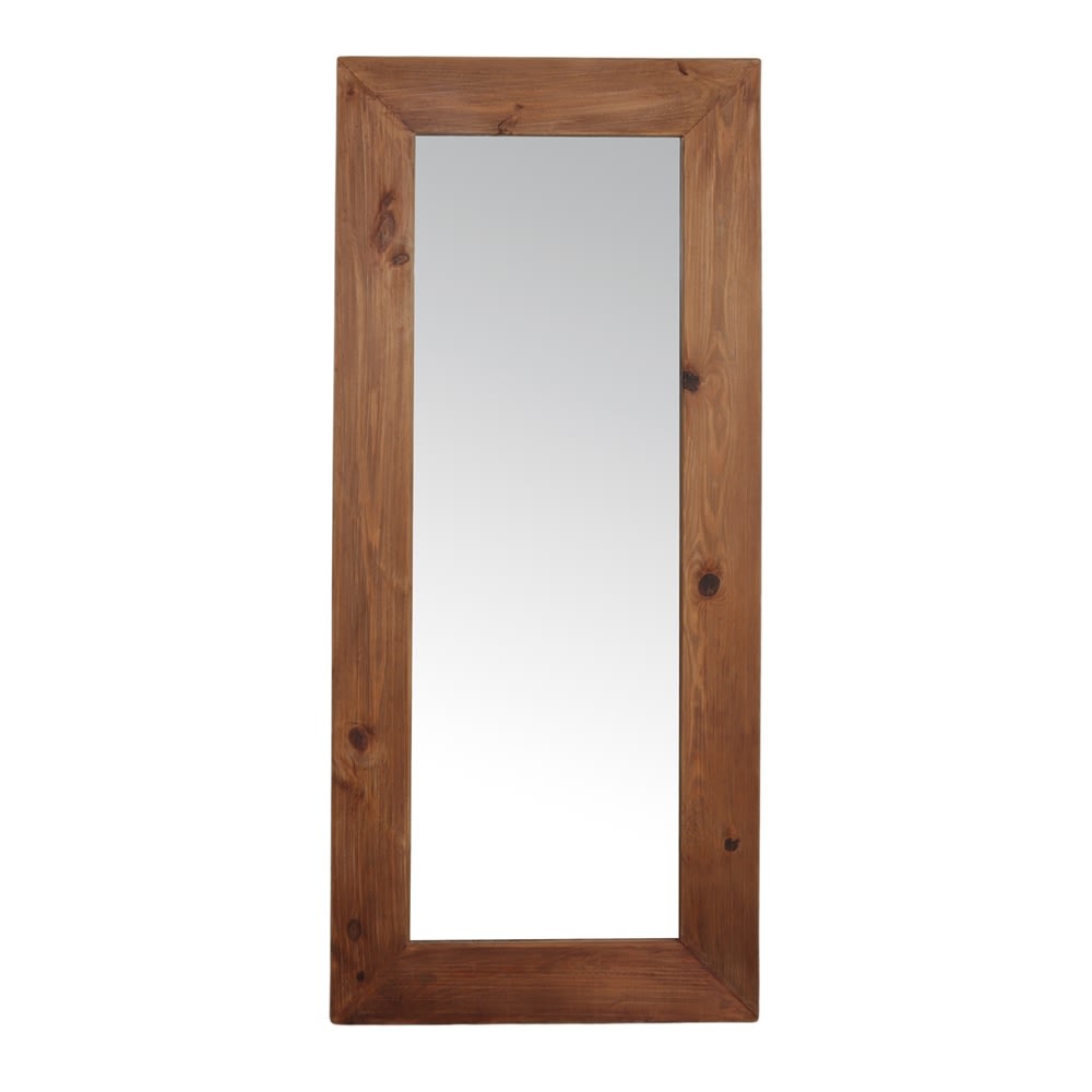 Espejo de madera sixten - naturale - 180x80x5