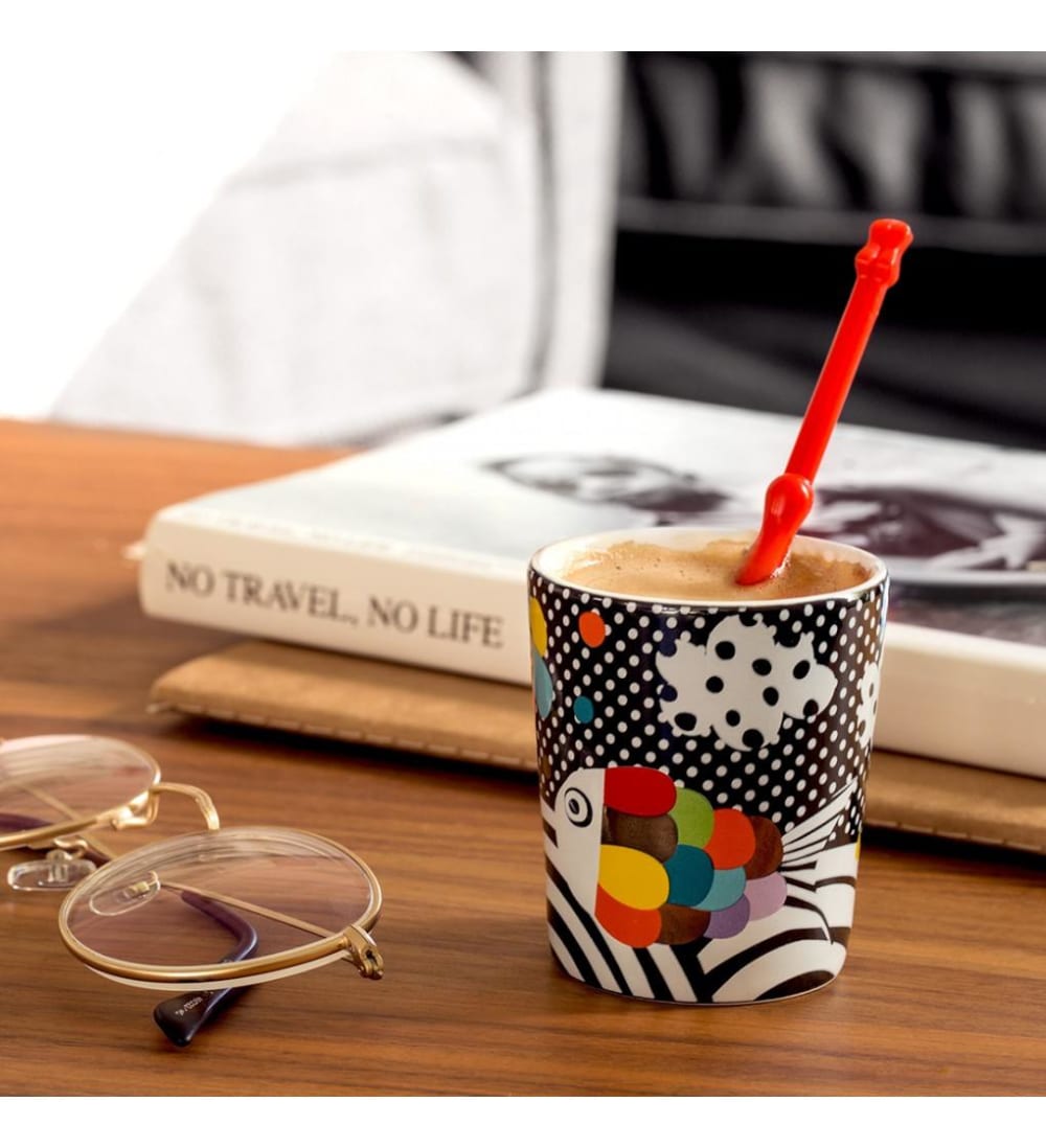 Tasse espresso blanc porcelaine de chine 5,5 x 6,3 cm x 6,3 cm - Maisons du Monde