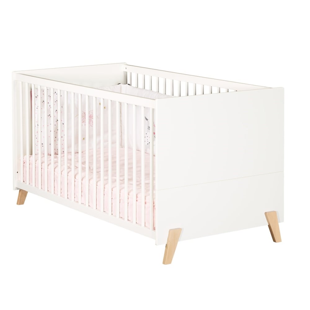 Mitwachsendes Bett 140 x 70 – Little Big Bed auf Holzbeinen -