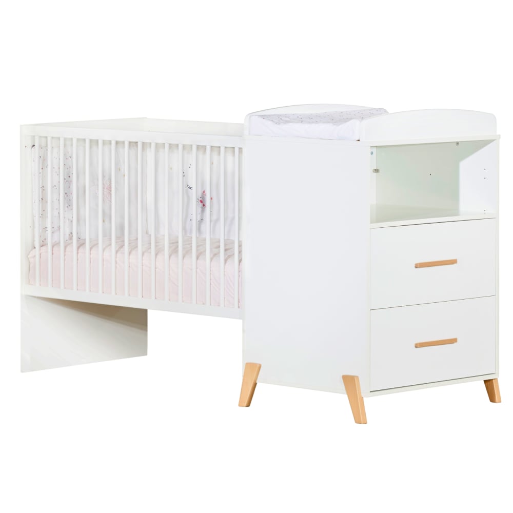 Lit+bebe+combine+evolutif+Joy+naturel+(60+x+120+cm)