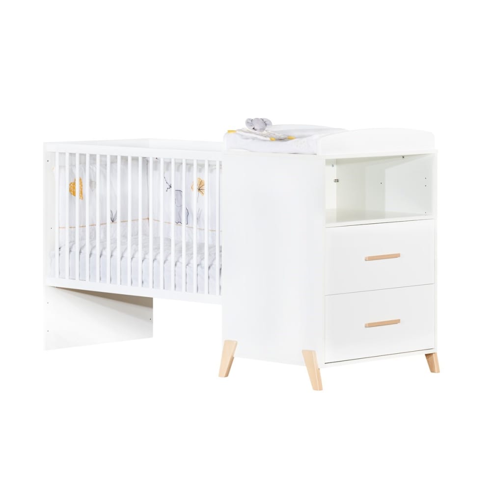 Lit bébé combiné évolutif Joy naturel (60 x 120 cm) - image 2