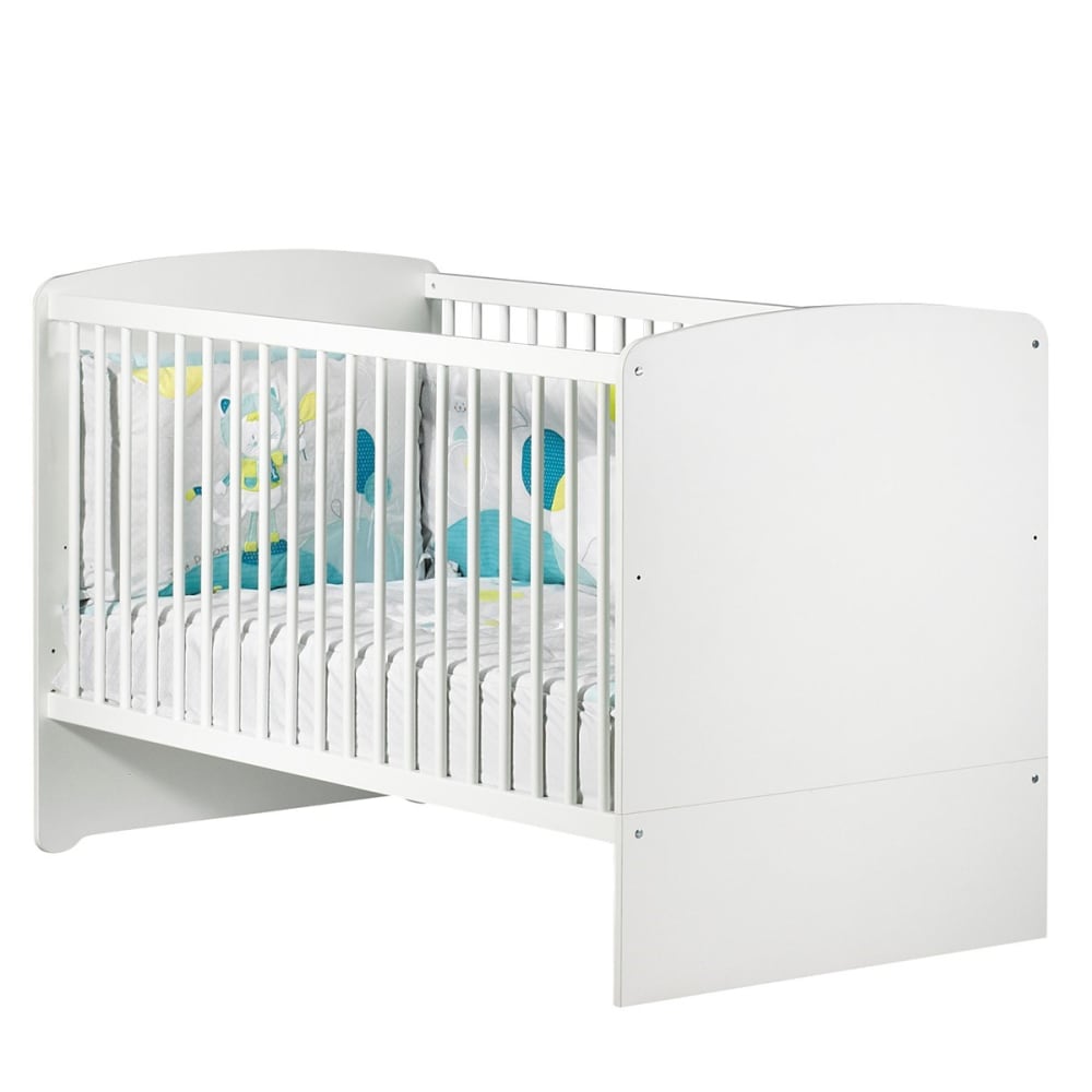 Lit+bebe+evolutif+New+Basic+Little+Big+Bed+blanc+(70+x+140+cm)