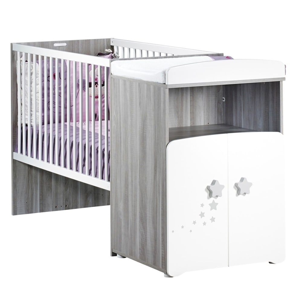 Lit bébé combiné évolutif New Nao (60 x 120 cm)