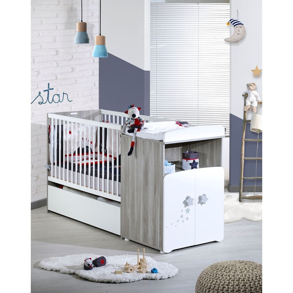 Lit bébé combiné évolutif New Nao (60 x 120 cm) (Baby Price) - Image 2