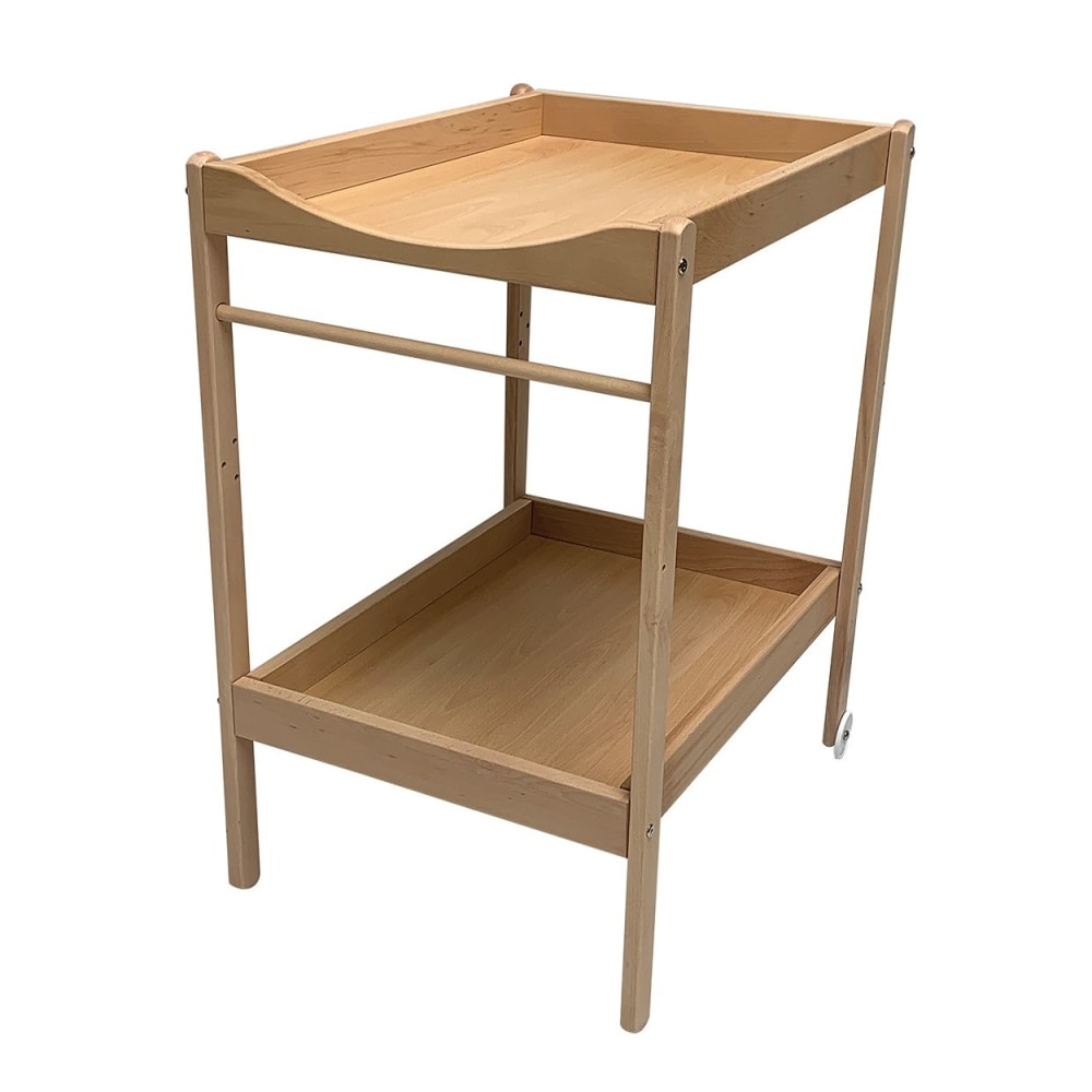Table à langer  vernis naturel - 72x90x55 cm (Combelle) - Image 1
