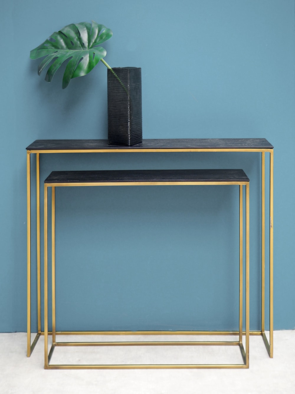Set de 2 consoles en manguier marron - Maisons du Monde