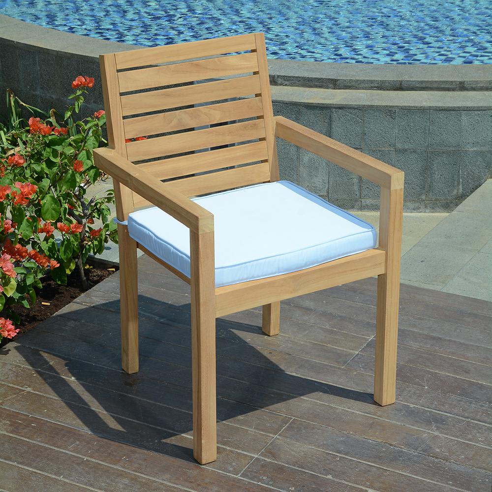 Coussin crème pour fauteuil fixe — vue 3