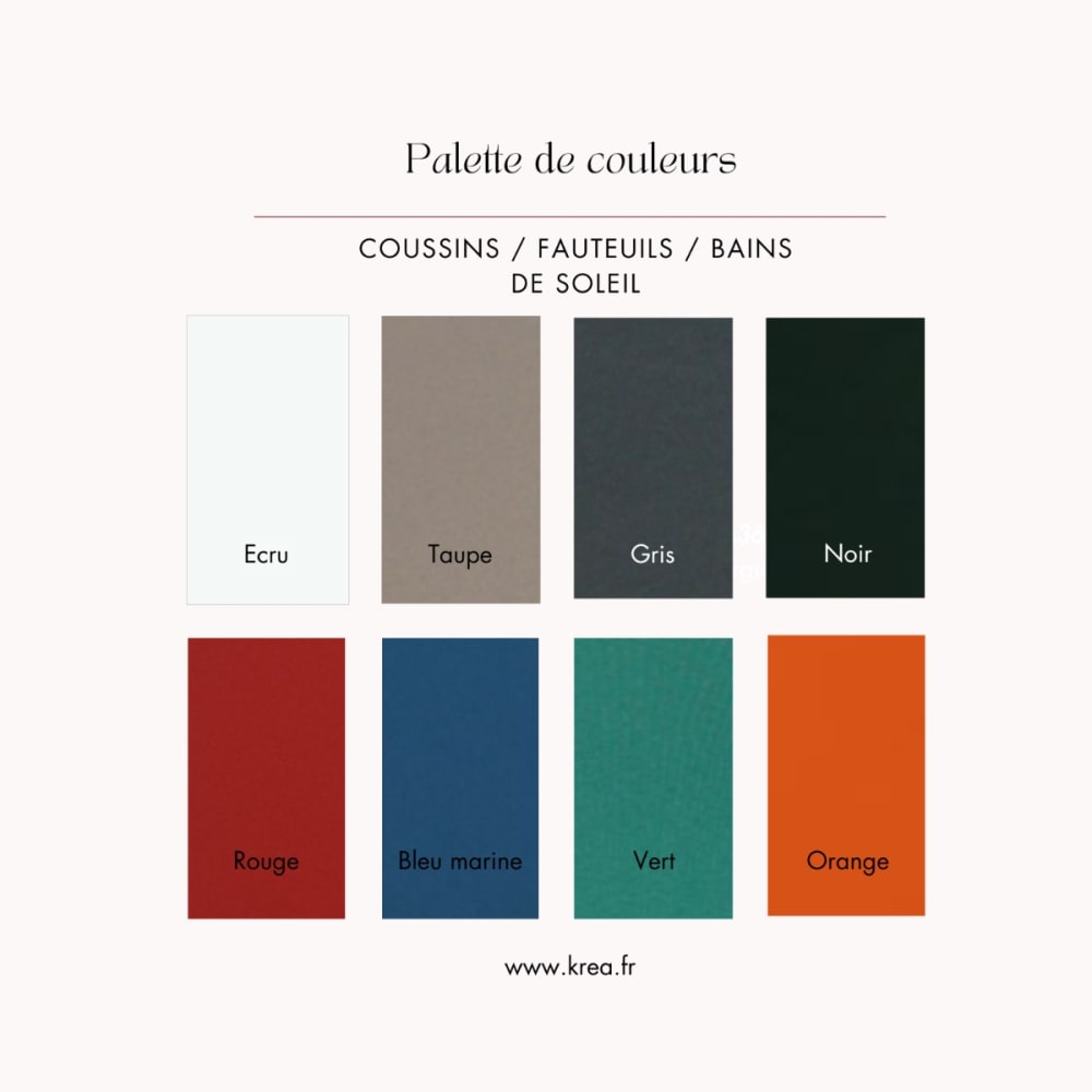 Coussin gris pour fauteuils fixes — vue 4