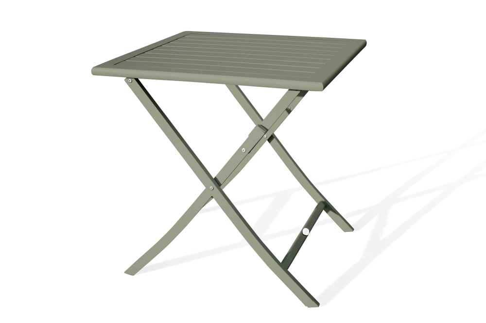 table de jardin carrée - pliante