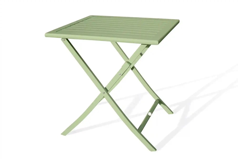Table de jardin carrée pliante en aluminium - Maisons du Monde