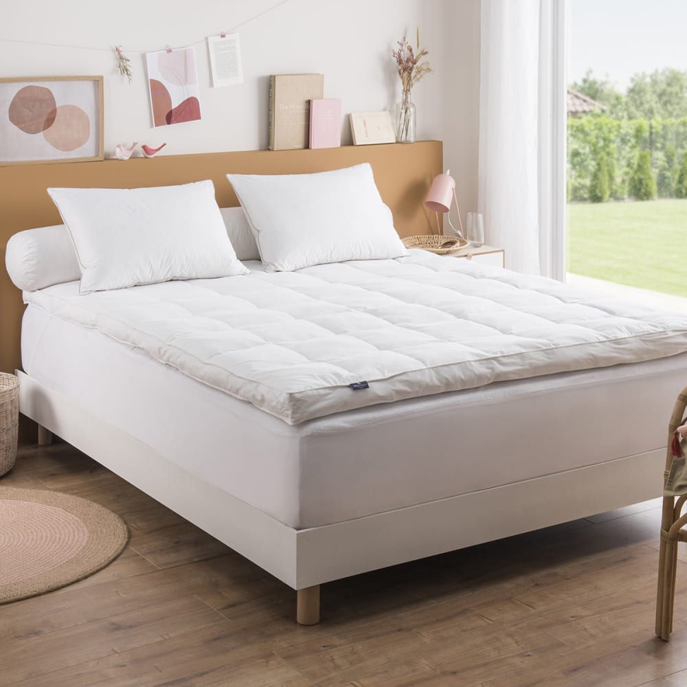 Surmatelas premium naturel - 10% duvet 160x200 cm - Maisons du Monde