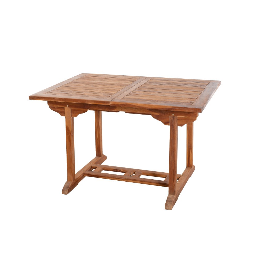 Mesa y sillas de jardín de madera de teca aceitada 4/6 personas - Maisons du Monde