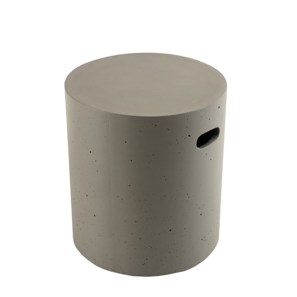 Table d'appoint de jardin ronde en béton d40 cm - Maisons du Monde