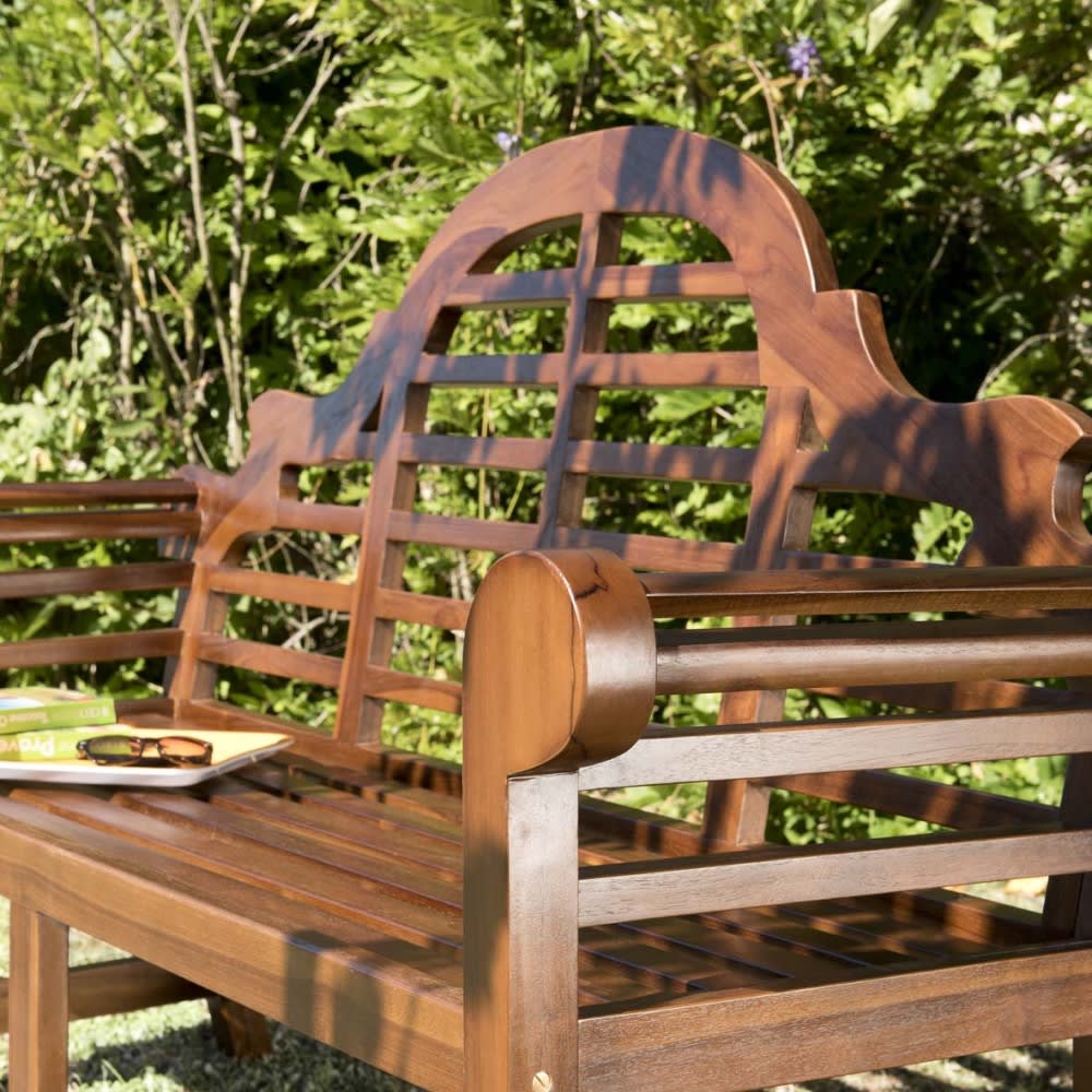 Banc de jardin en teck huilé