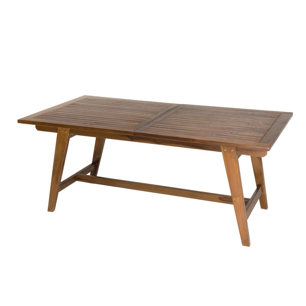 Table de jardin en teck - extensible