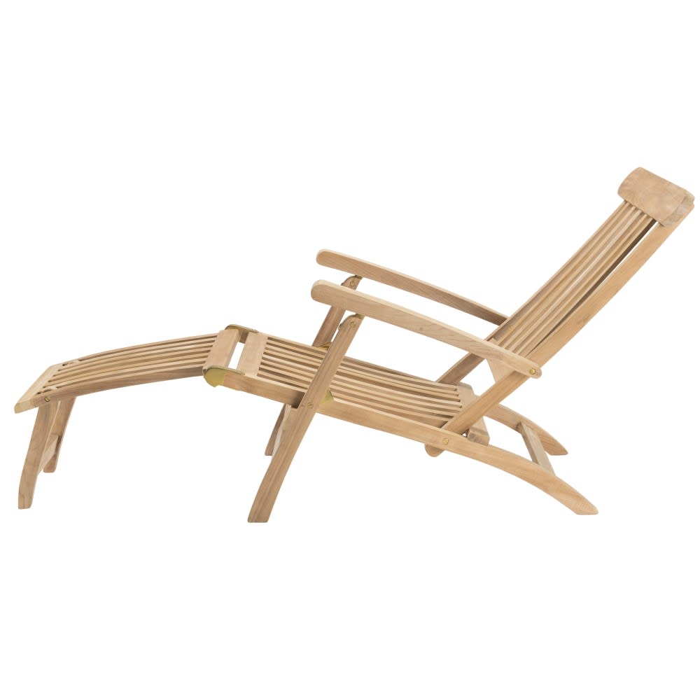 Chaise longue de jardin en teck - Maisons du Monde