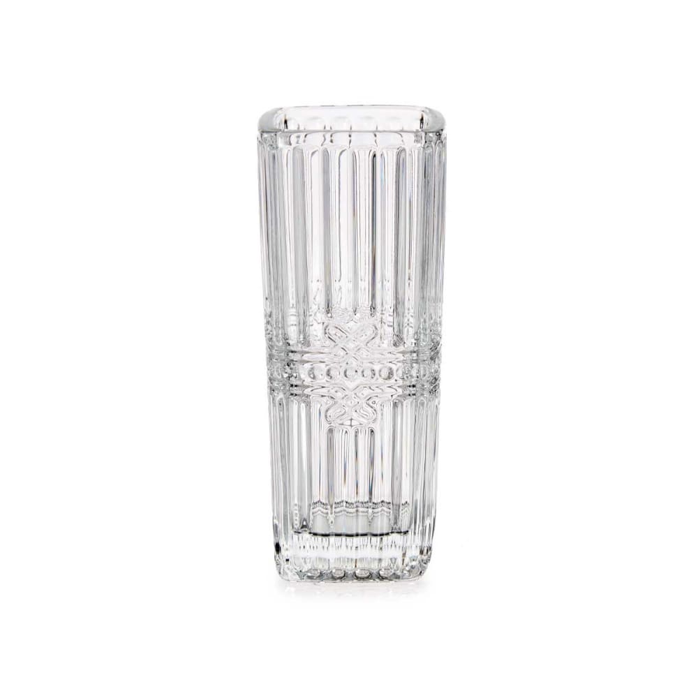 Petit vase carré en verre transparent 6,4x6,4x15cm - Maisons du Monde