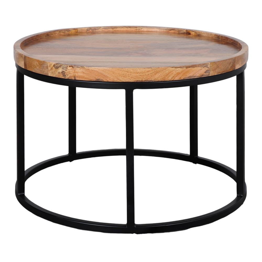 Mesa de centro venecia - negro - 46x70x70