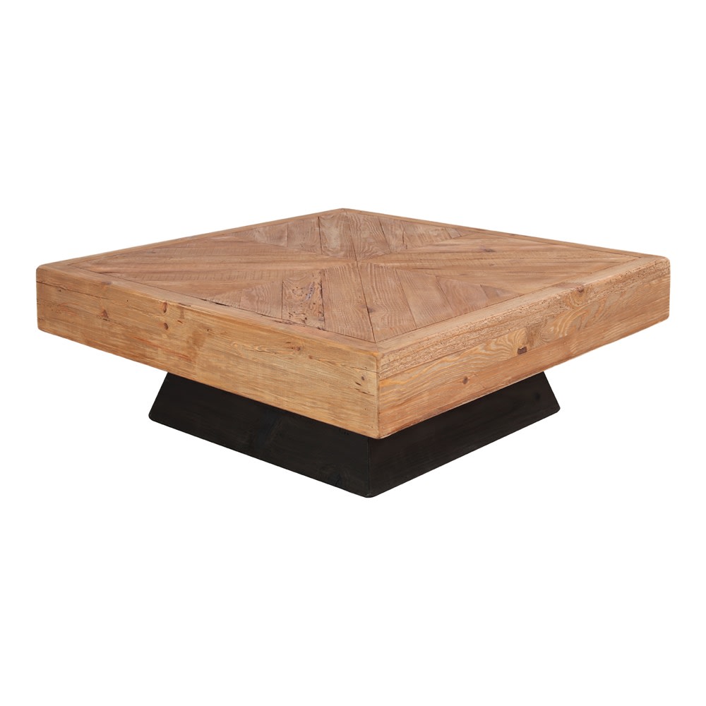 Mesa de centro marius - natural - 36x100x100 - Maisons du Monde