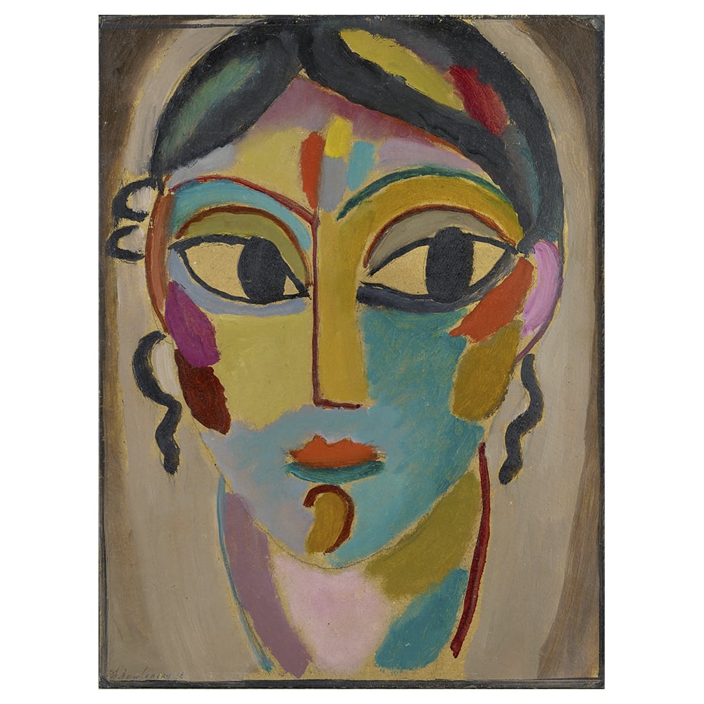 Stampa su tela - Mystical Head - Alexej von Jawlensky cm. 60x80 - Multicolore - PES - Poliestere