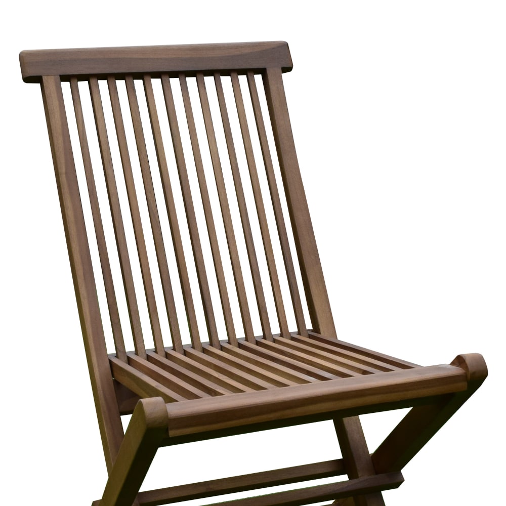 Lot de 4 chaises en teck